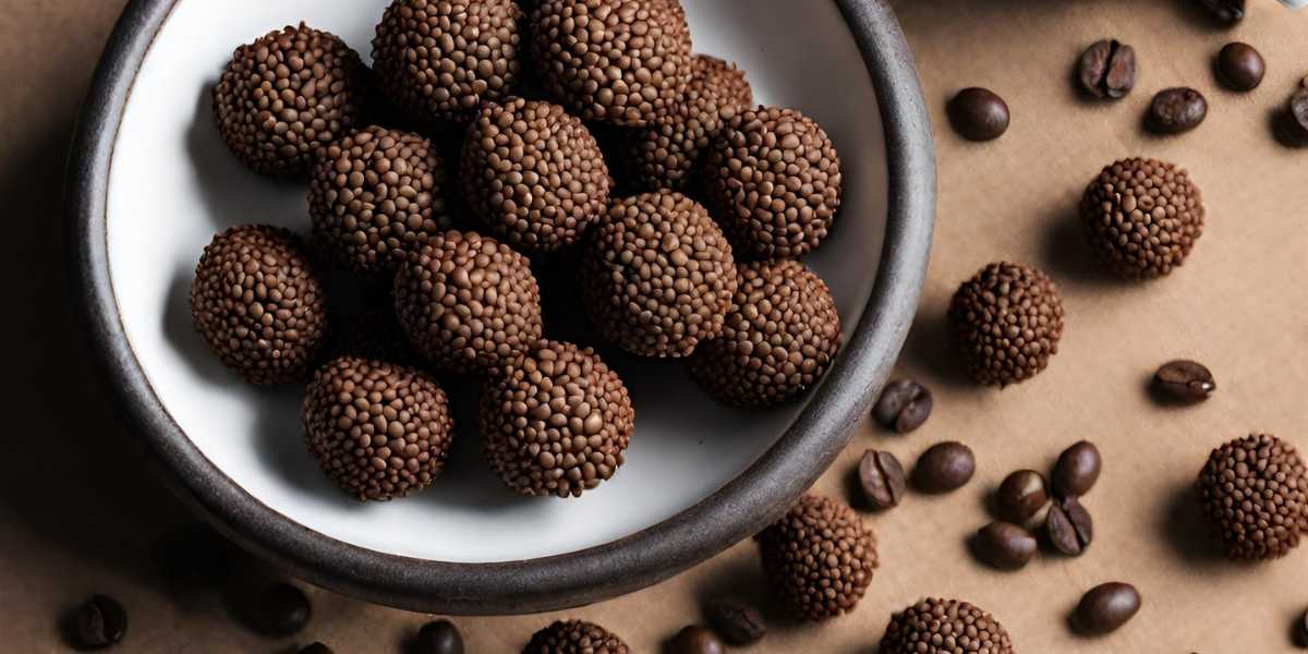 Brigadeiros de café, baunilha e cardamomo