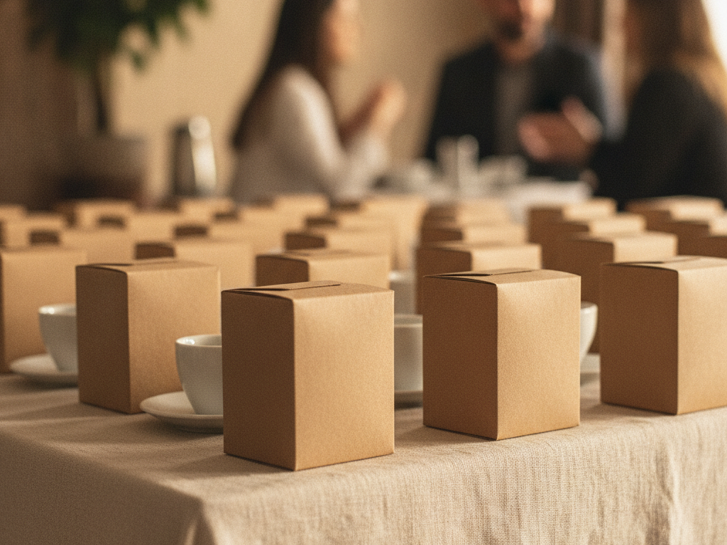 Cafe especial como mimo em eventos e conferencias